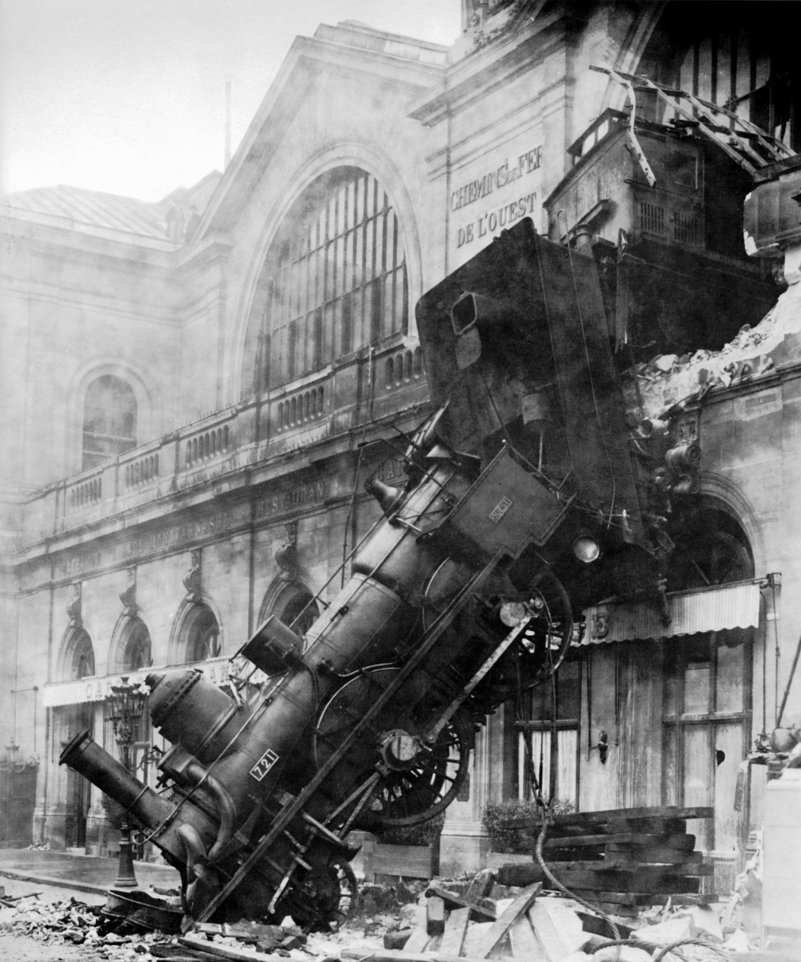 Unfall - Dampflokomotive